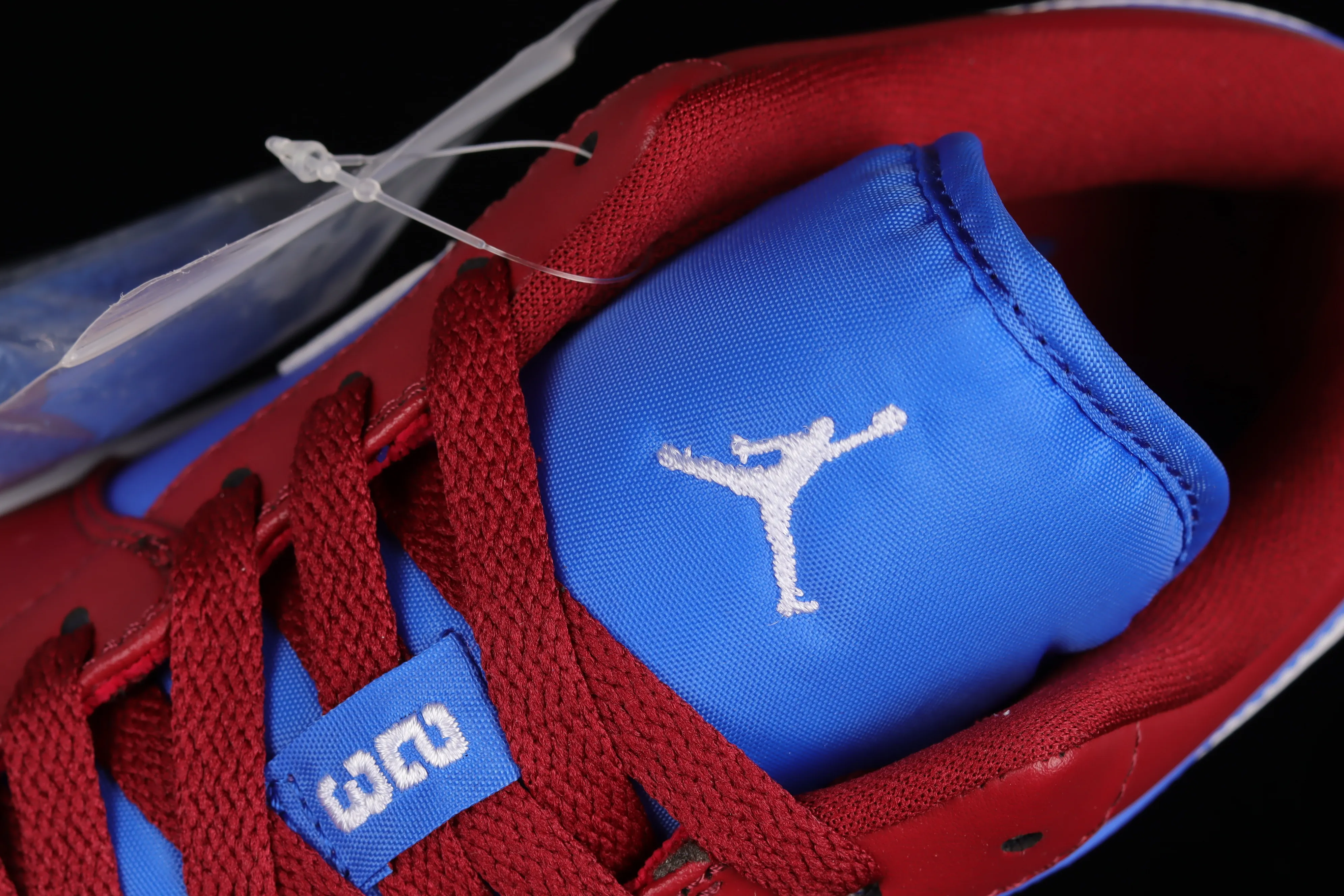 All categories Air Jordan Jordan series basketball shoes Air Jordan 1 Low Air Jordan 1 Low AJ1 Joe 1 red, blue and white swoosh color low-top basketball shoes DC0774-604